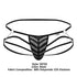 CandyMan 99793 Mesh Jock Thongs Color Black